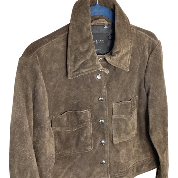 Mango Brown Suede Jacket - Picture 7 of 16